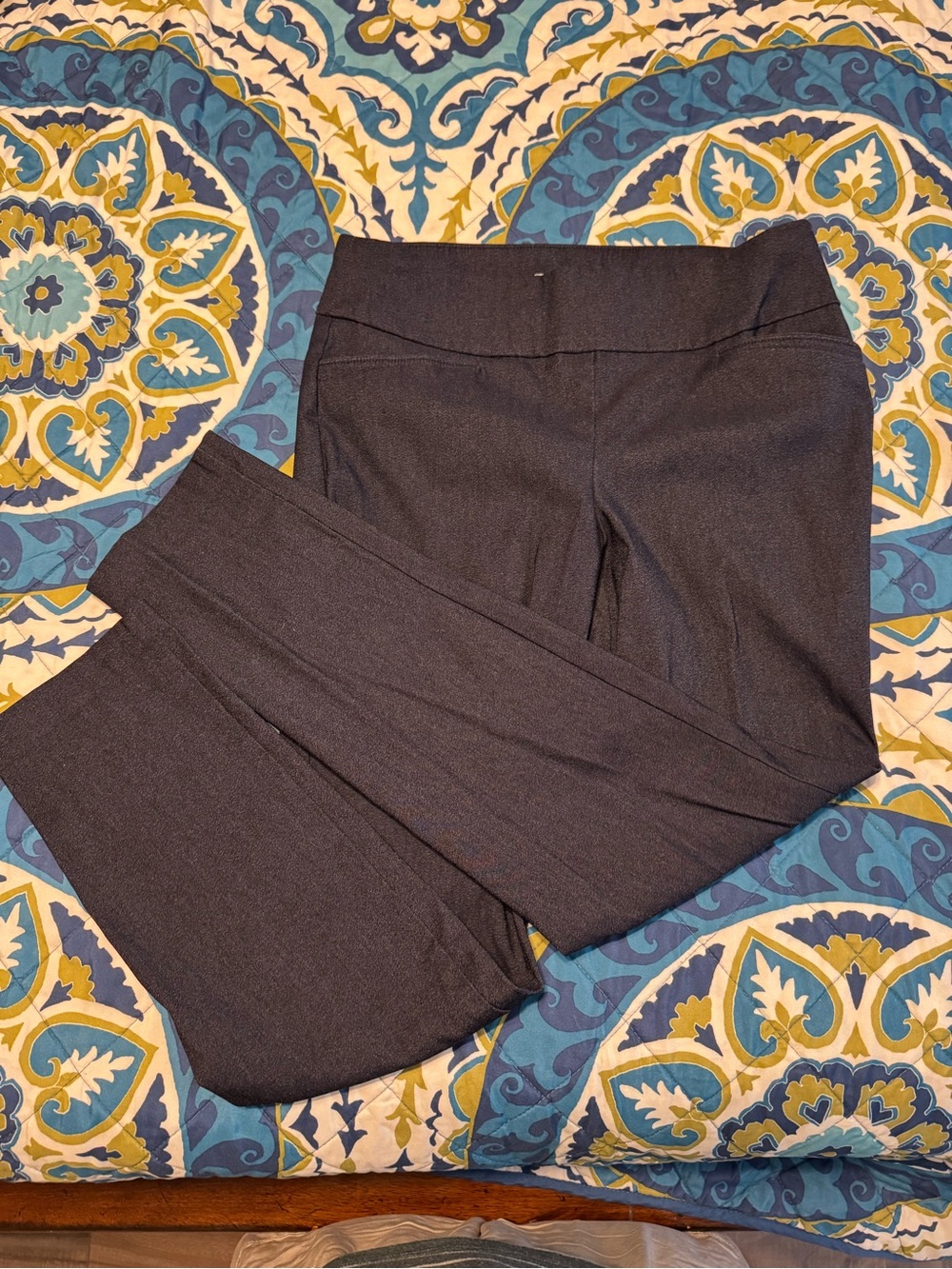 Van Heusen Dark Blue Women's Dress Trousers